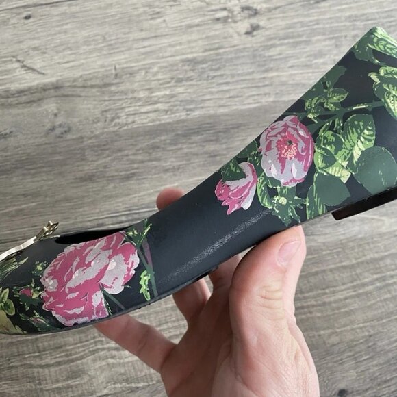 Vivienne Westwood Anglomania Melissa Floral Flats Orb Shoes - Picture 8 of 16